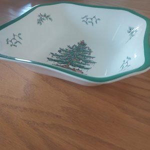 Spode Christmas Tree Square 9" Serving Bowl